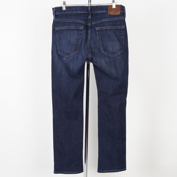 Abercrombie & Fitch Men's Kennan Straight Stretch Jeans Dark Wash Size W31/L30 - Picture 2 of 5